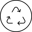 Ecology, Recycle, Nature, Synchronize, Revolution, Environment Icon