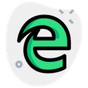 Edge Technology Logo Social Media Logo Icon