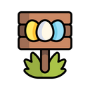 Easter Easter Egg Colorful Icon