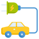 Electric Car Hybrid Car Electric Vehicle Icon