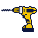Electric Drill Kitchen Household Devices Icon
