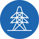 Electricity Derrick Energy Icon