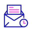Mail Timing Email Mail Icon