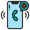 Emergency Call Smartphone Consultation Icon