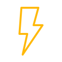 Energy Error Lightbulb Icon