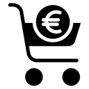 Cart Euro Online Icon