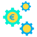 Euro Cog Euro Money Mangement Icon