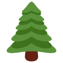 Evergreen Tree Christmas Icon