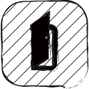 Exit Out Leave Icon