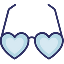 Eyeglass Glasses Heart Glasses Icon