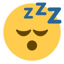 Face Sleep Zzz Icon