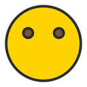 Artboard Face Without Mouth Eyes On Face Icon