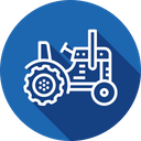 Farming Tractor Vehicle Icon