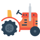 Farming Tractor Vehicle Icon