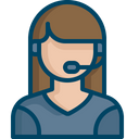 Female Consultant Customer Icon