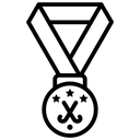 Field Hockey Medal Icon