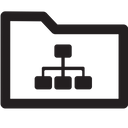 File Sharing Network Icon