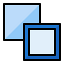 Fill And Stroke Tool Design Icon