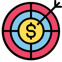 Aim Financial Goal Target Icon