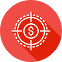 Financial Market Target Icon