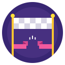 Finish Route Running Icon