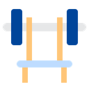 Fitness Barbell Press Icon