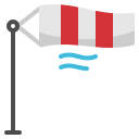 Flag Wind Weather Icon