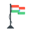 Flag National India Icon