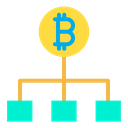 Bitcoin Flow Flowchart Business Flow Icon