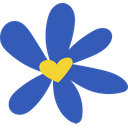 Ukraine Ukrainian Flower Icon