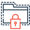 Folder, Password, Protect, Lock, Secure, Seo, Web, Tools Icon