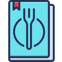 Menu Book Cooking Cuisine Icon