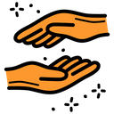 Support Lend Hands Icon