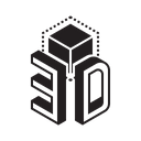 3 D Dimension Cube Icon