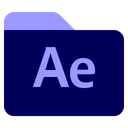 Adobe Aftereffects Datei Symbol