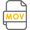 Free Apple Quicktime Movie File Icon - Download in Dual Tone Style