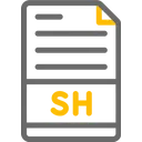 Free Bash Shell Script Icon - Download in Dual Tone Style