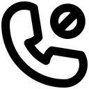 Blocked Call User Interface Icon