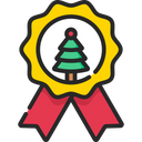 Christmas Badge Icon