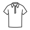 Collared Tshirt Shirt Icon