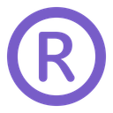 Eingetragen Symbol
