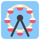 Free Ferris Emoji Icon - Download in Flat Style