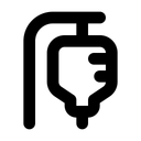 Medical Drip Bottle Icon
