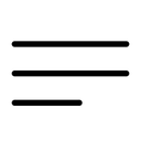 Linksbundig Linksbundig Ausrichtung Symbol