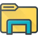 Free Windows Explorer Logo Icon - Download in Colored Outline Style