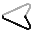 Map Arrow Left Icon