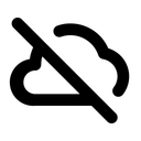 No Connection No Cloud Disconnect Network Icon