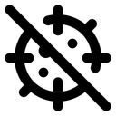 Sin Virus Coronavirus Virus Icono