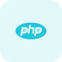 PHP 기술 로고 소셜 미디어 로고 아이콘
