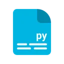 Free Python File Icon - Free Download Files & Folders Icons | IconScout